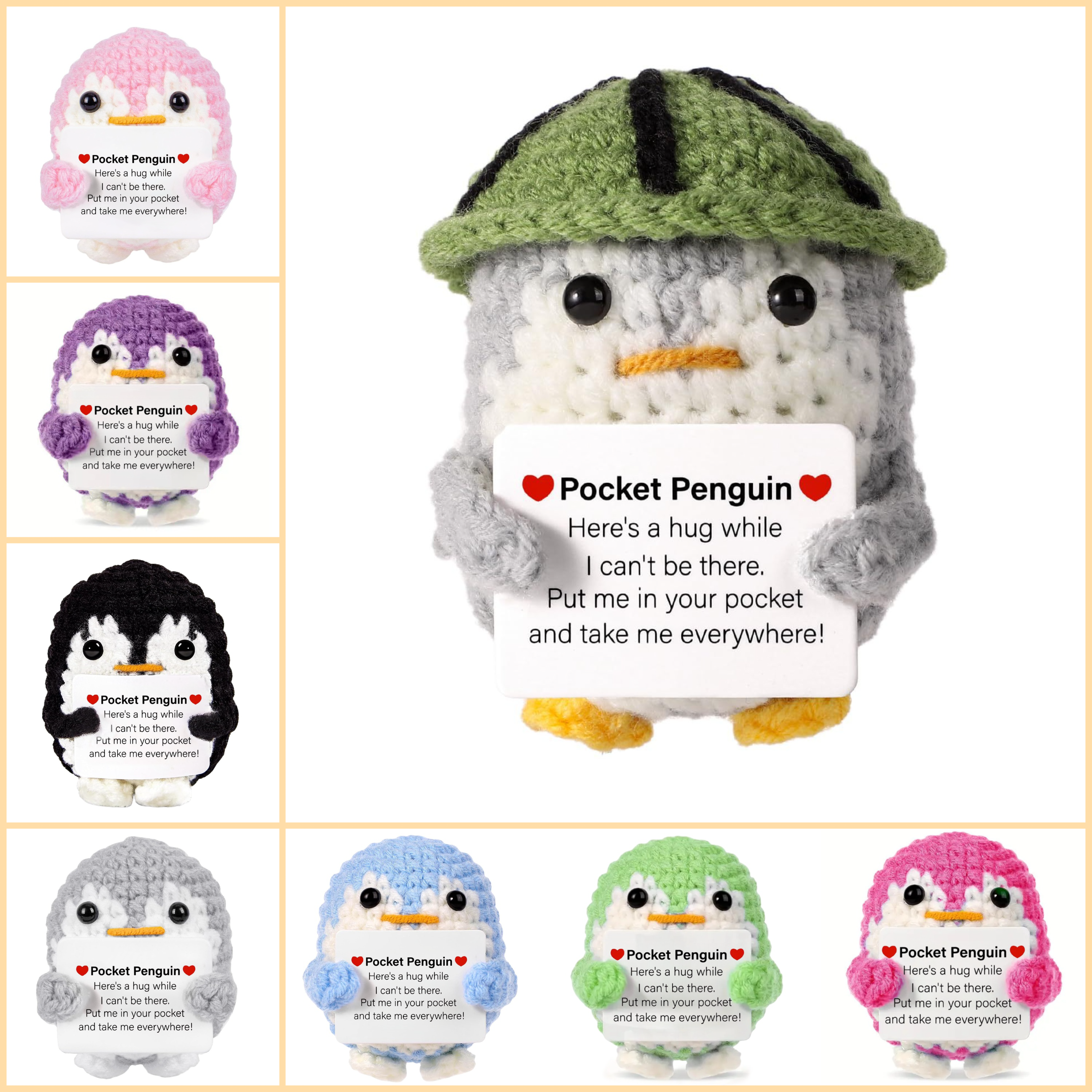 💖Handmade  Crochet Dolls Emotional Support Gift