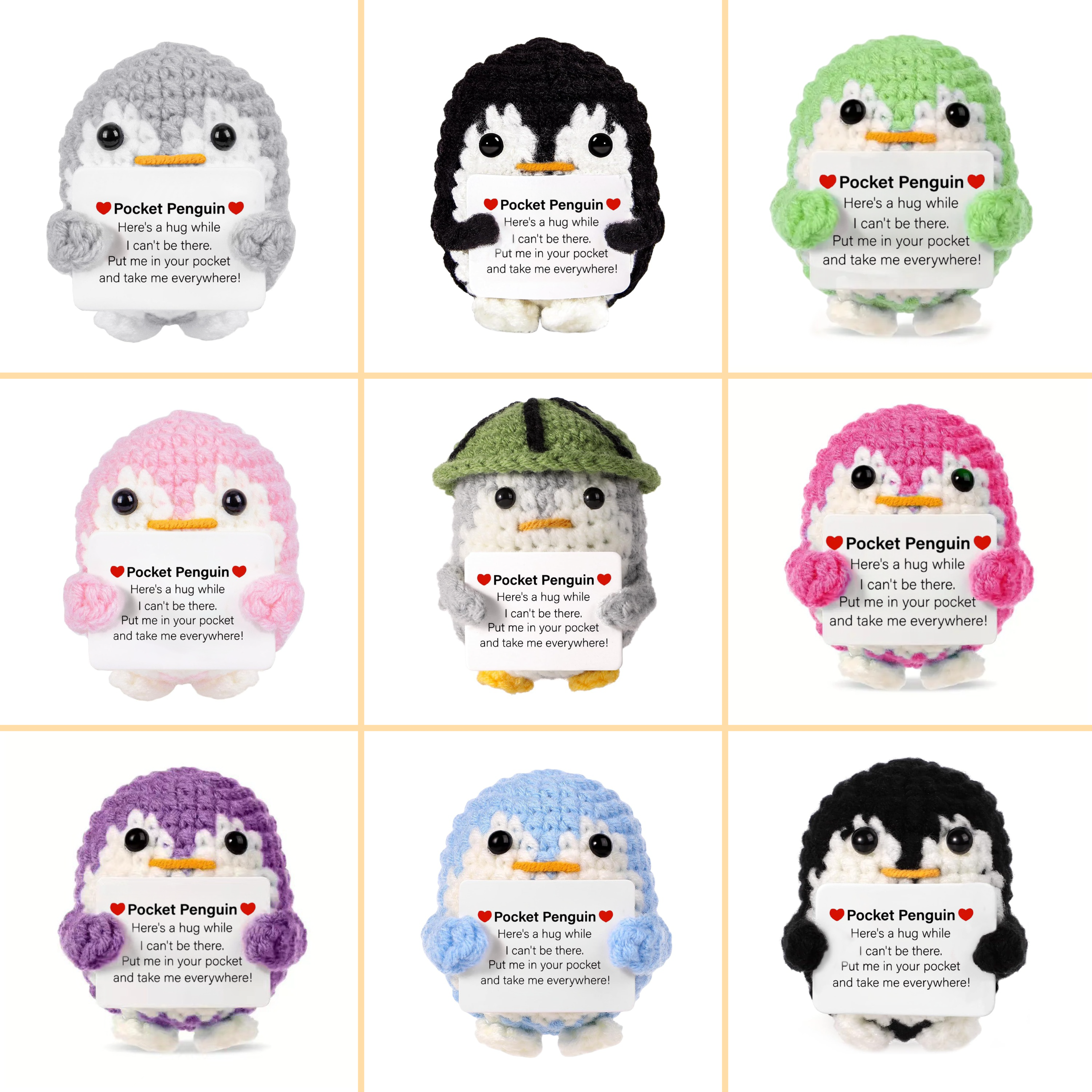 💖Handmade  Crochet Dolls Emotional Support Gift