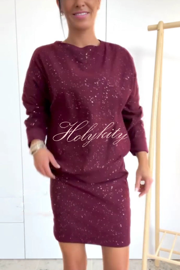 Raise A Toast Cold Shoulder Ruched Pencil Midi Dress