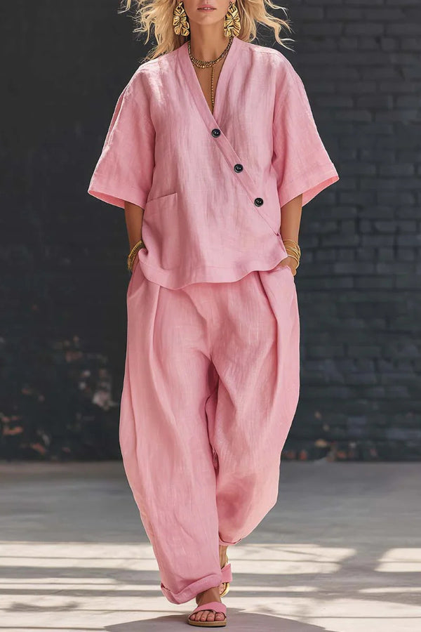 Funny Poker Summer Satin Unique Print Button Down Oversized Blouse