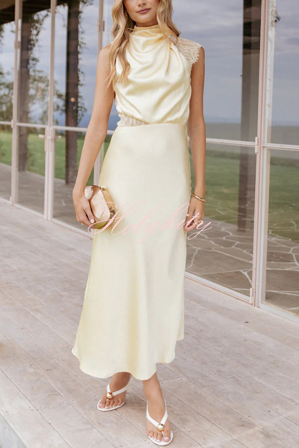 Mirina Hollow Crochet Knit Pearl Trim Heart Collar Crop Vacation Tank