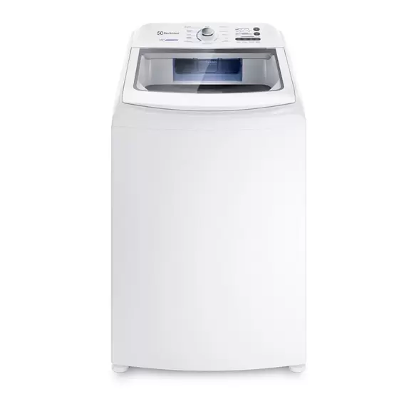 Máquina de Lavar Electrolux 15kg Branca Essential Care com Cesto Inox e Jet&Clean (LED15)