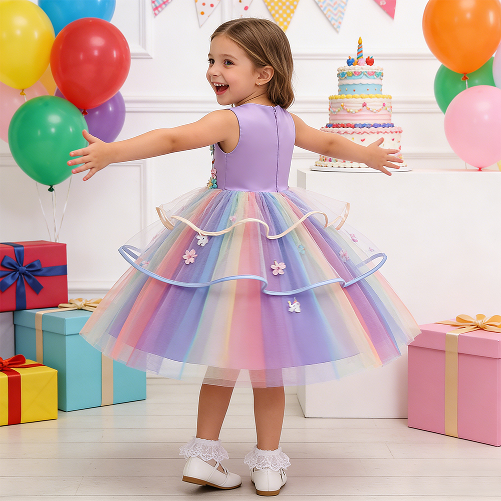 Personalized Girl Unicorn Tutu Dress| Dress50