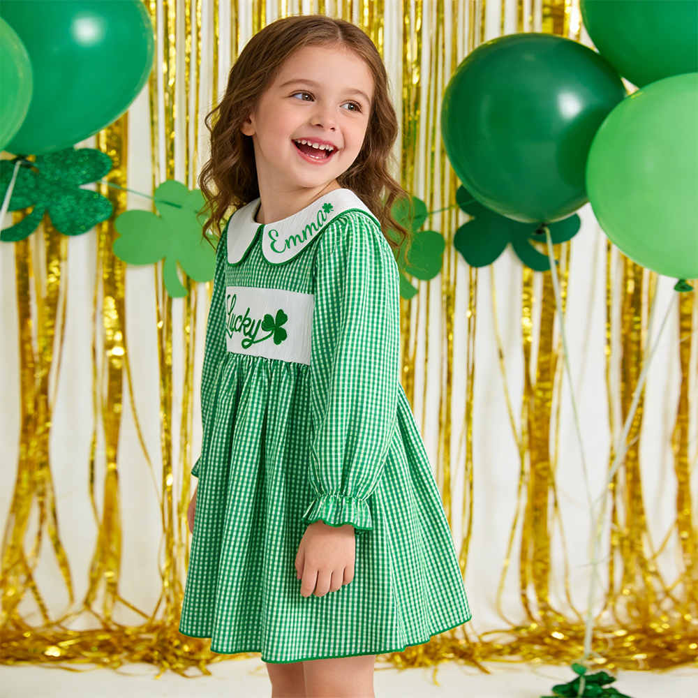 Personalized Girl St Patricks Day Dress| Dress54