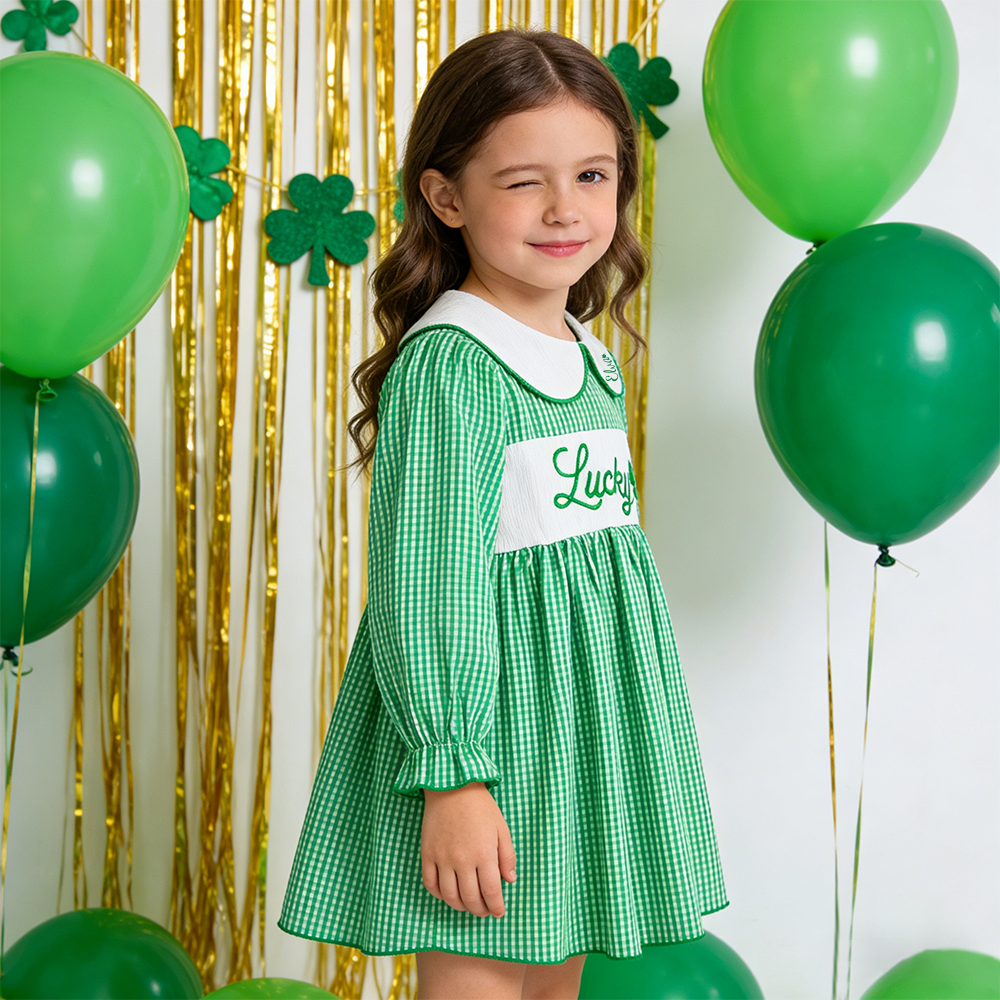 Personalized Girl St Patricks Day Dress| Dress54