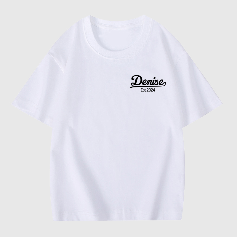 Personalised Daddy and Baby Matching T-shirt| | Match01