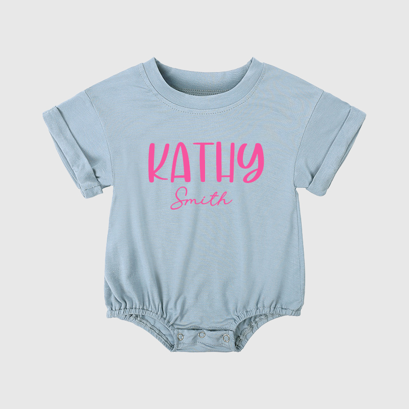 Personalized Baby Girl Bubble Romper| BBCloth39