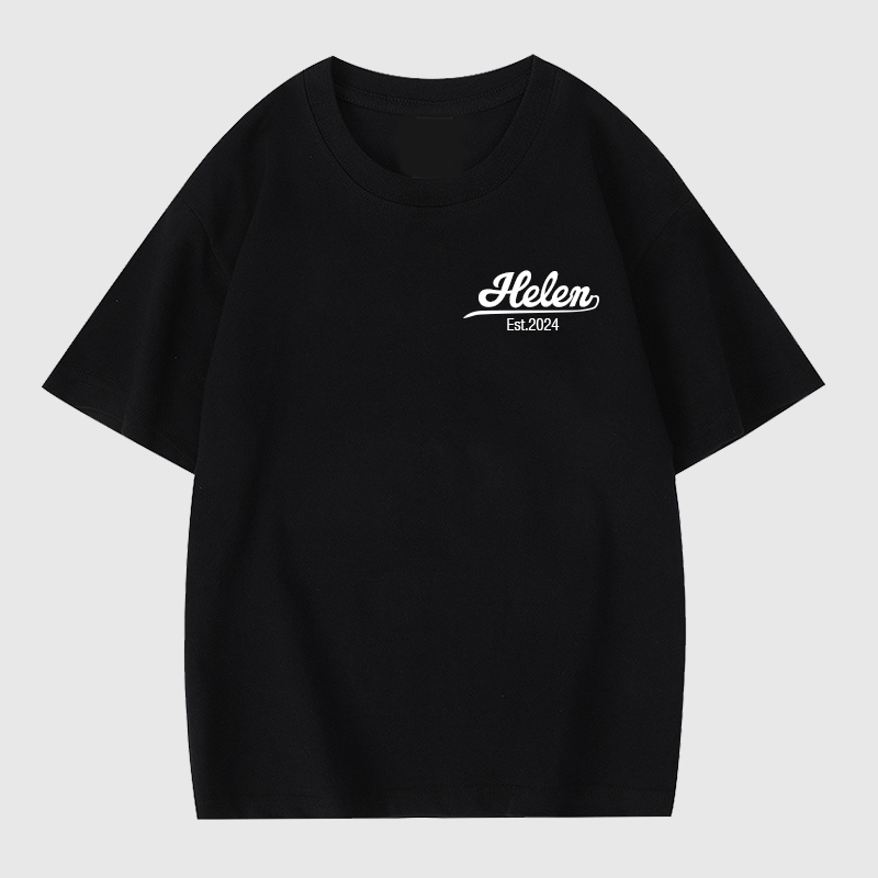 Personalised Daddy and Baby Matching T-shirt| | Match01