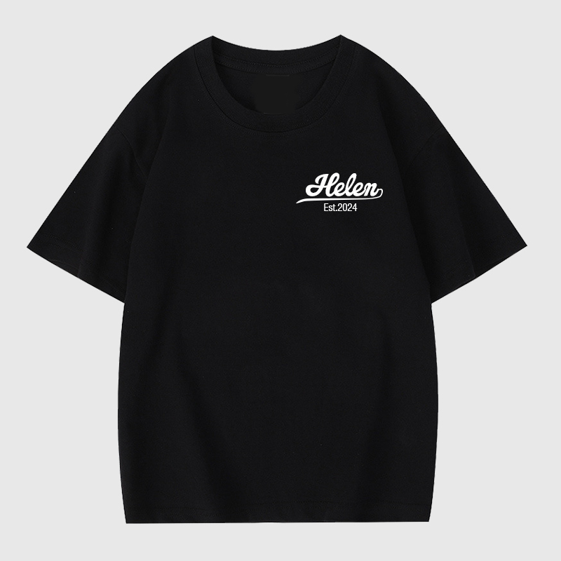 Personalised Daddy and Baby Matching T-shirt| | Match01