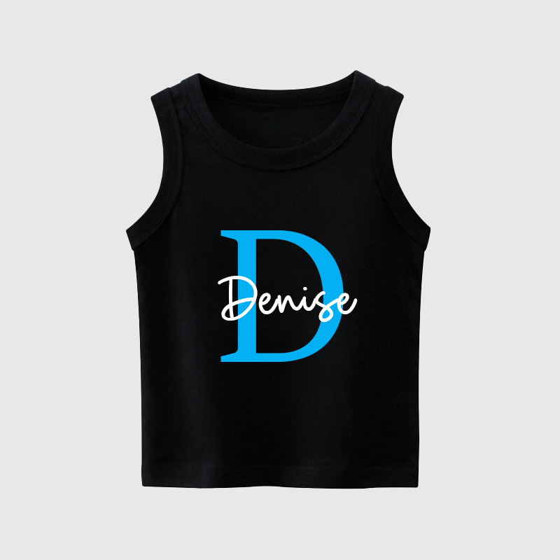Personalized Girls Youth Initial Tank| Cloth140