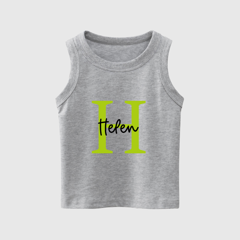 Personalized Girls Youth Initial Tank| Cloth140