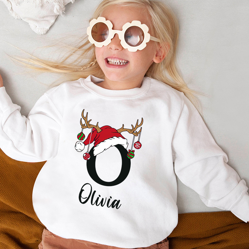 Personalized Kids Christmas Sweatshirt| Cloth89