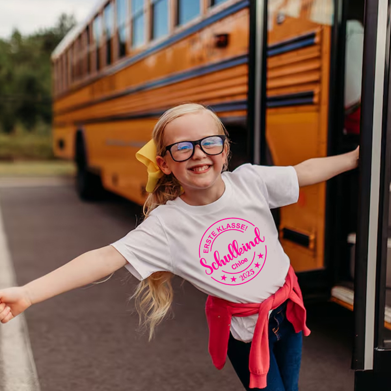 Personalized Kids Back To School Name T-Shirt| Cloth1478