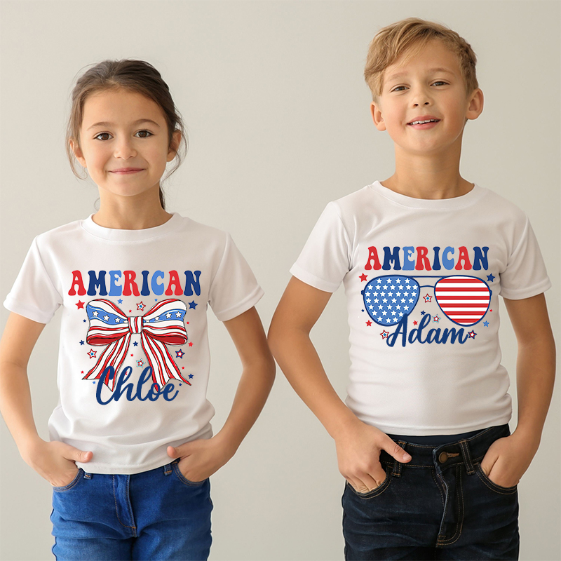 Personalized Kid 4th Of July Independence T-Shirt| Cloth1455