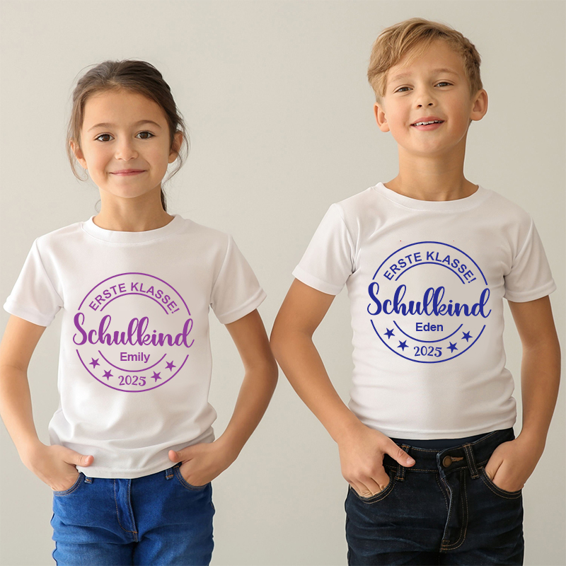 Personalized Kids Back To School Name T-Shirt| Cloth1478