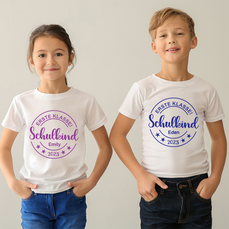 Personalized Kids Back To School Name T-Shirt| Cloth1478