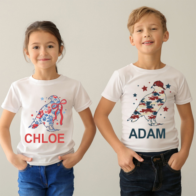 Personalized Kid 4th Of July Independence T-Shirt| Cloth1456
