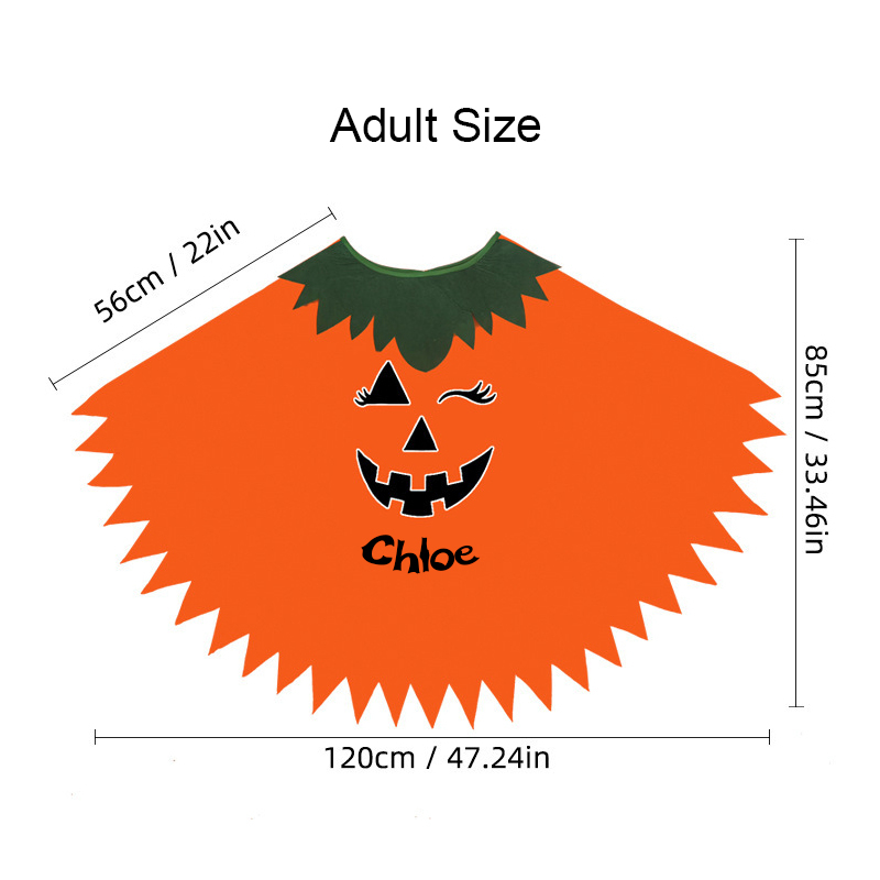 Personalized Halloween Night Glowing Costumes Pumpkin Set| YESHalloween05