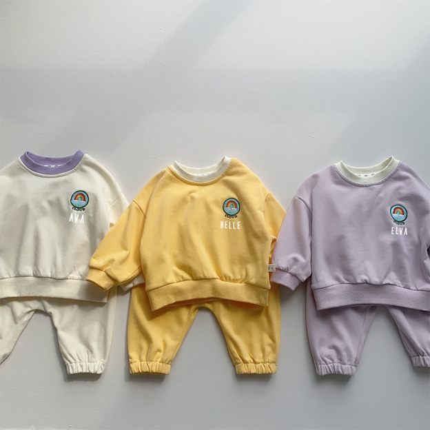 Personalized Kids Bear Sweatshirt Set| Cloth59