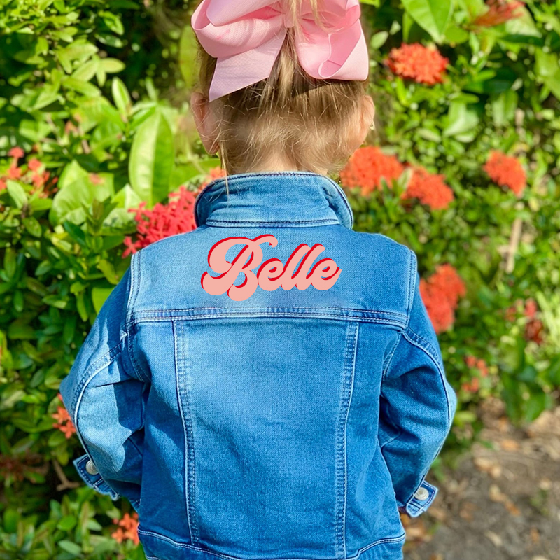 Personalized Girls Denim Jackets | Cloth61