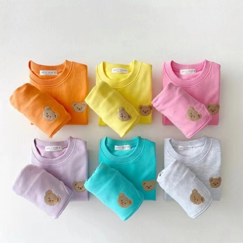 Personalized Kids Bear Sweatshirt Set| cltoh73 (Beanie and Shoes not included)