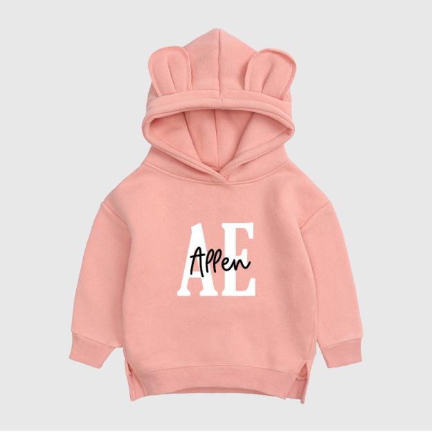 Personalized Kids Unisex Bear Hoodie| Cloth102