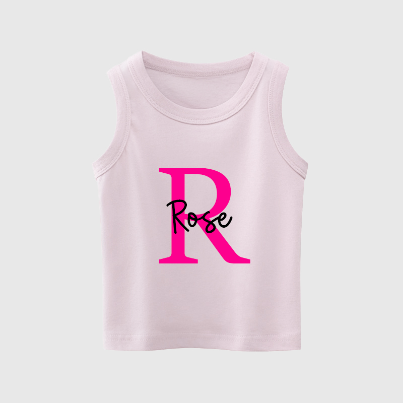 Personalized Kids Youth Initial Tank| Cloth140