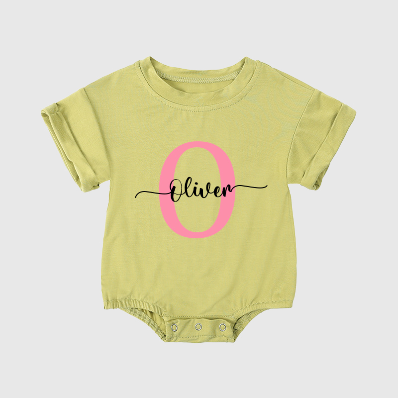 Personalized Baby Name Color Bubble Romper| BBCloth43