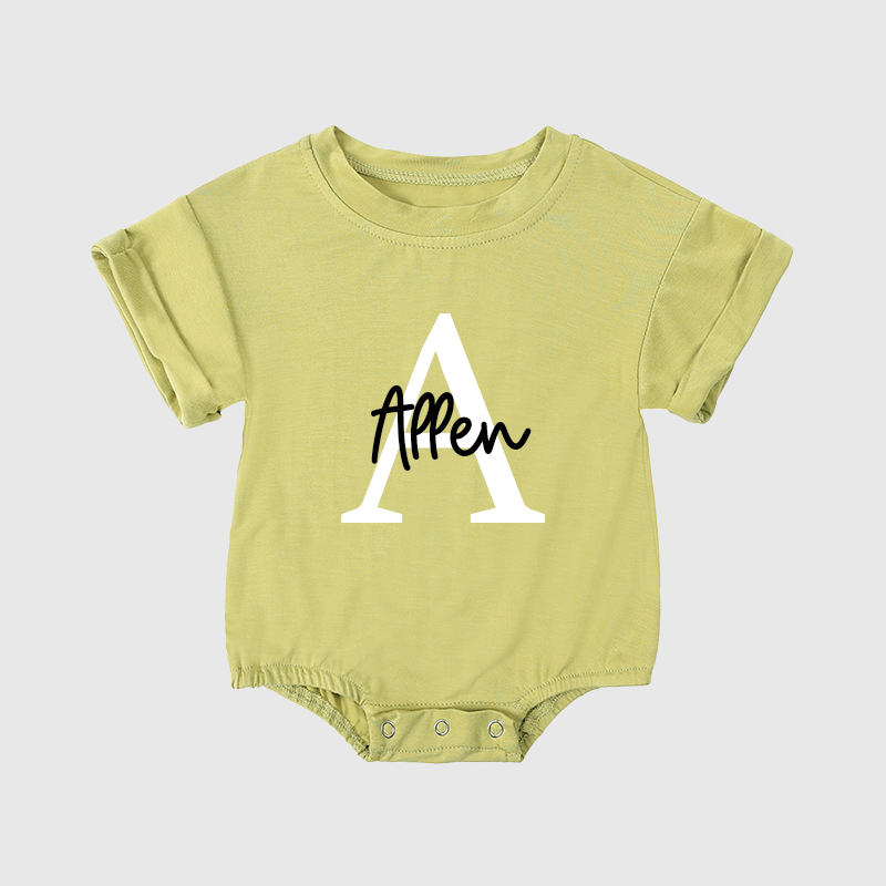 Personalized Baby Name Color Bubble Romper| BBCloth44