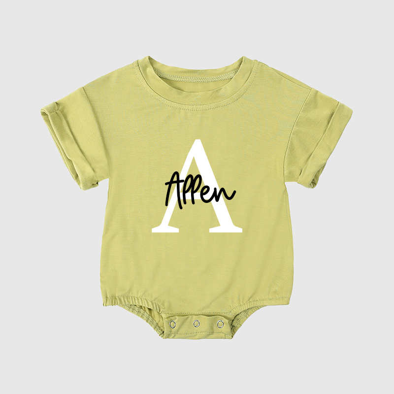 Personalized Baby Name Color Bubble Romper| BBCloth44