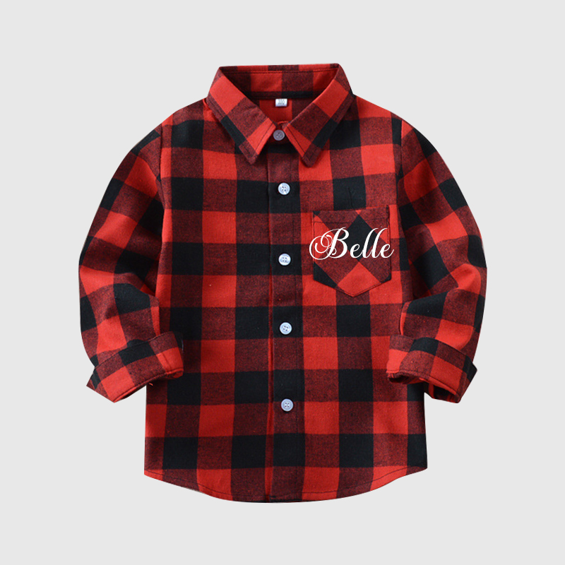 Personalized Kids Flannels Snuggly Jacket| Cloth86