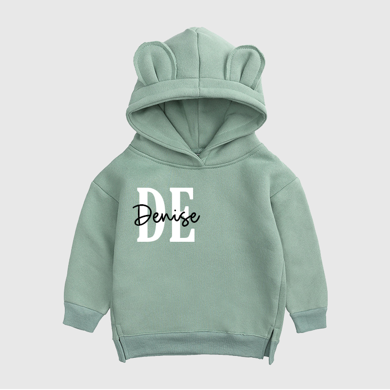 Personalized Kids Unisex Bear Hoodie| Cloth100