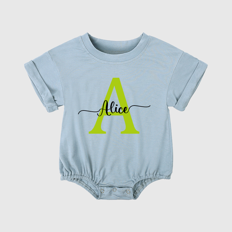 Personalized Baby Name Color Bubble Romper| BBCloth43