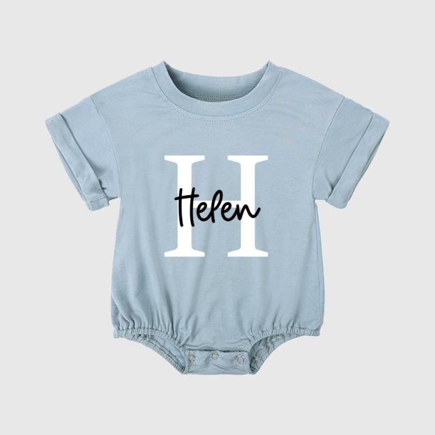 Personalized Baby Name Color Bubble Romper| BBCloth44