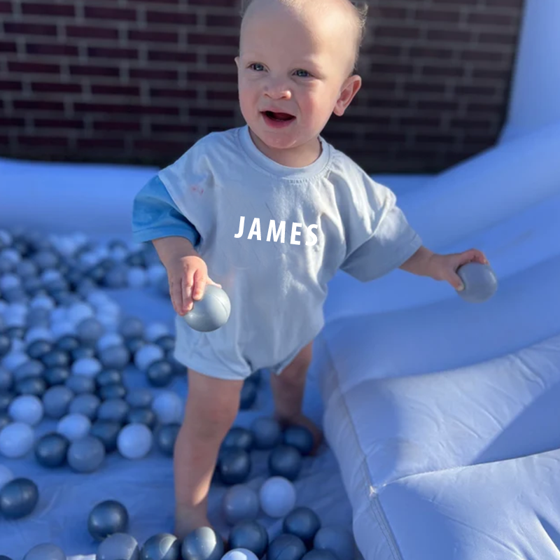 Personalized Baby Casual Cool Shirt Romper| BBCloth57