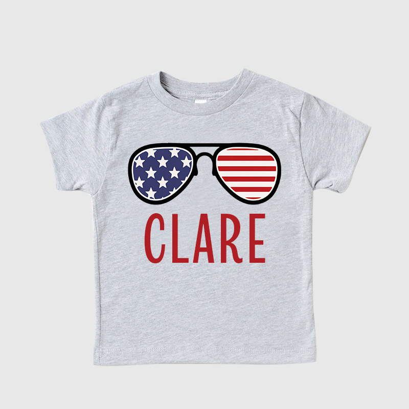 Personalized Kid 4th Of July Independence T-Shirt| Cloth1454