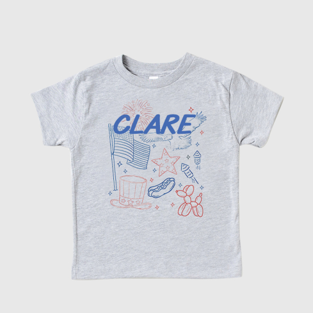 Personalized Kid 4th Of July Independence T-Shirt| Cloth1458