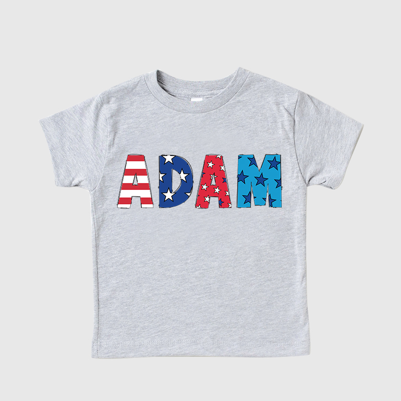 Personalized Kid 4th Of July Independence T-Shirt| Cloth1462