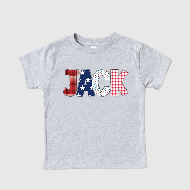 Personalized Kid 4th Of July Independence T-Shirt| Cloth1463