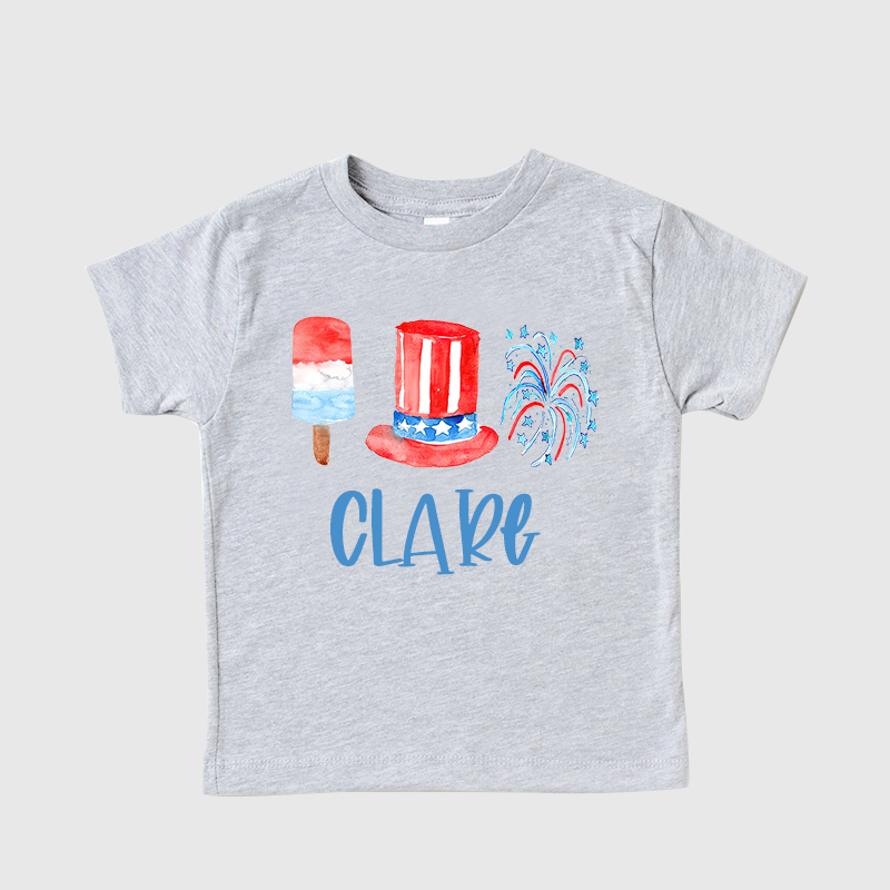 Personalized Kid 4th Of July Independence T-Shirt| Cloth1464