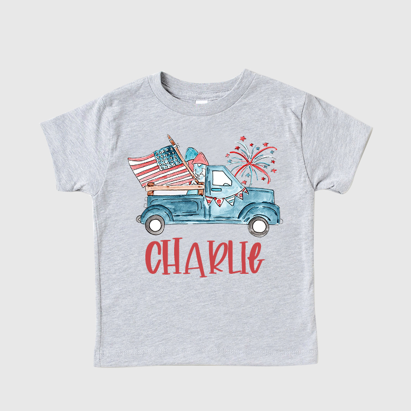 Personalized Kid 4th Of July Independence T-Shirt| Cloth1465
