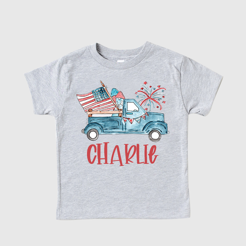 Personalized Kid 4th Of July Independence T-Shirt| Cloth1465
