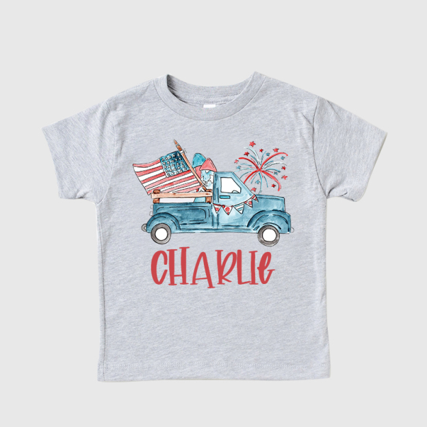 Personalized Kid 4th Of July Independence T-Shirt| Cloth1465