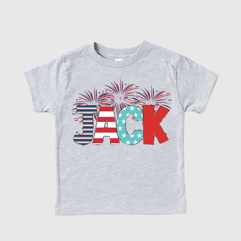 Personalized Kid 4th Of July Independence T-Shirt| Cloth1466