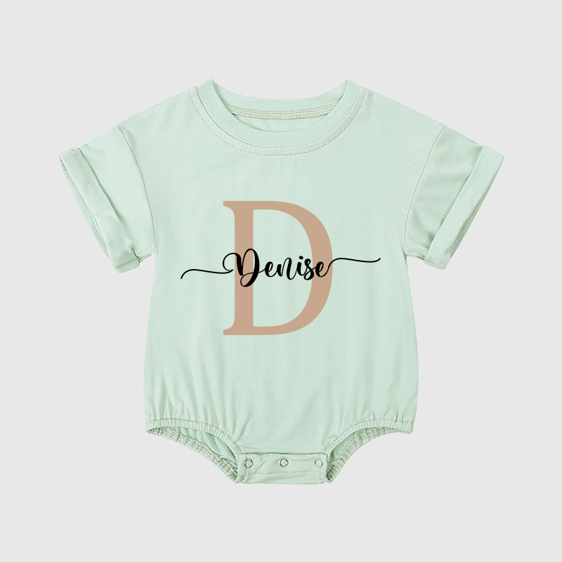 Personalized Baby Name Color Bubble Romper| BBCloth43