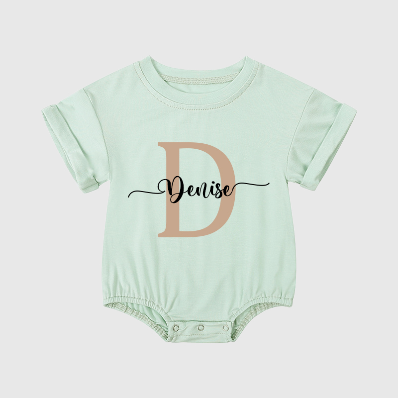 Personalized Baby Name Color Bubble Romper| BBCloth43