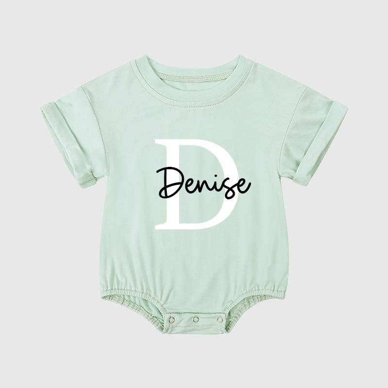 Personalized Baby Name Color Bubble Romper| BBCloth44