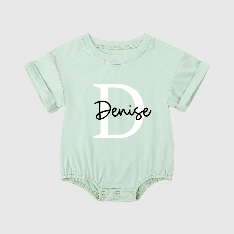 Personalized Baby Name Color Bubble Romper| BBCloth44