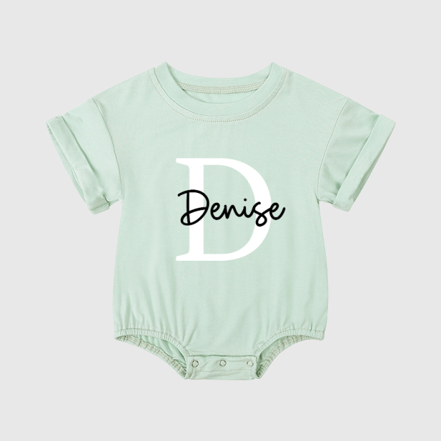 Personalized Baby Name Color Bubble Romper| BBCloth44