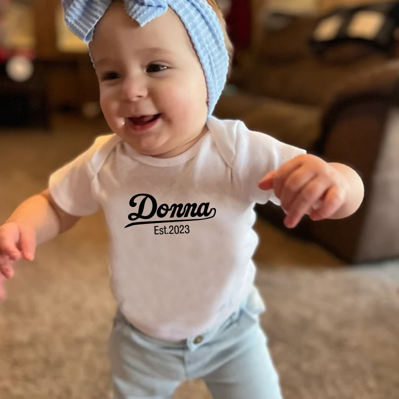 Personalised Daddy and Baby Matching T-shirt| | Match01